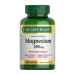 Magnesio 500 Mg en Tabletas Nature's Bounty - 200 Ct