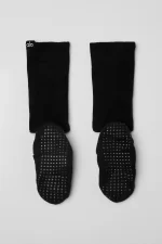 Calcetas ALO Strappy Siren Grip - BLACK - Imagen 2