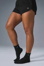 Calcetas ALO Lettuce Edge - BLACK - Imagen 2