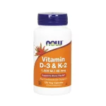 Vitamina D-3 & K-2 Cápsulas Now - 120 Ct