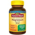 Glicinato de Magnesio Cápsulas 300 Mg Nature Made - 90 Ct