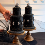 Set De 2 Adornos Para Mesa- Skull Cake💀